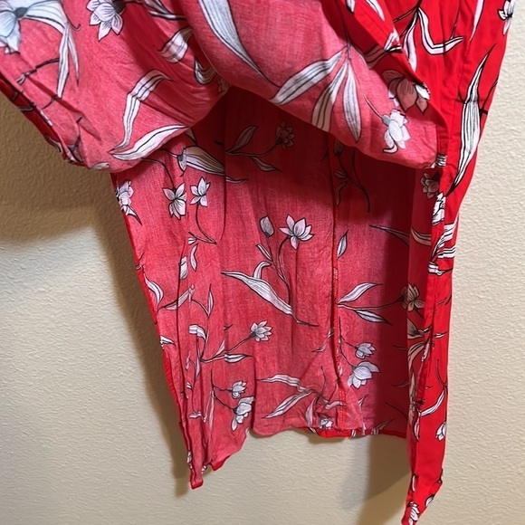 BARDOT Red Floral Summer Maxi Dress - Picture 7 of 15